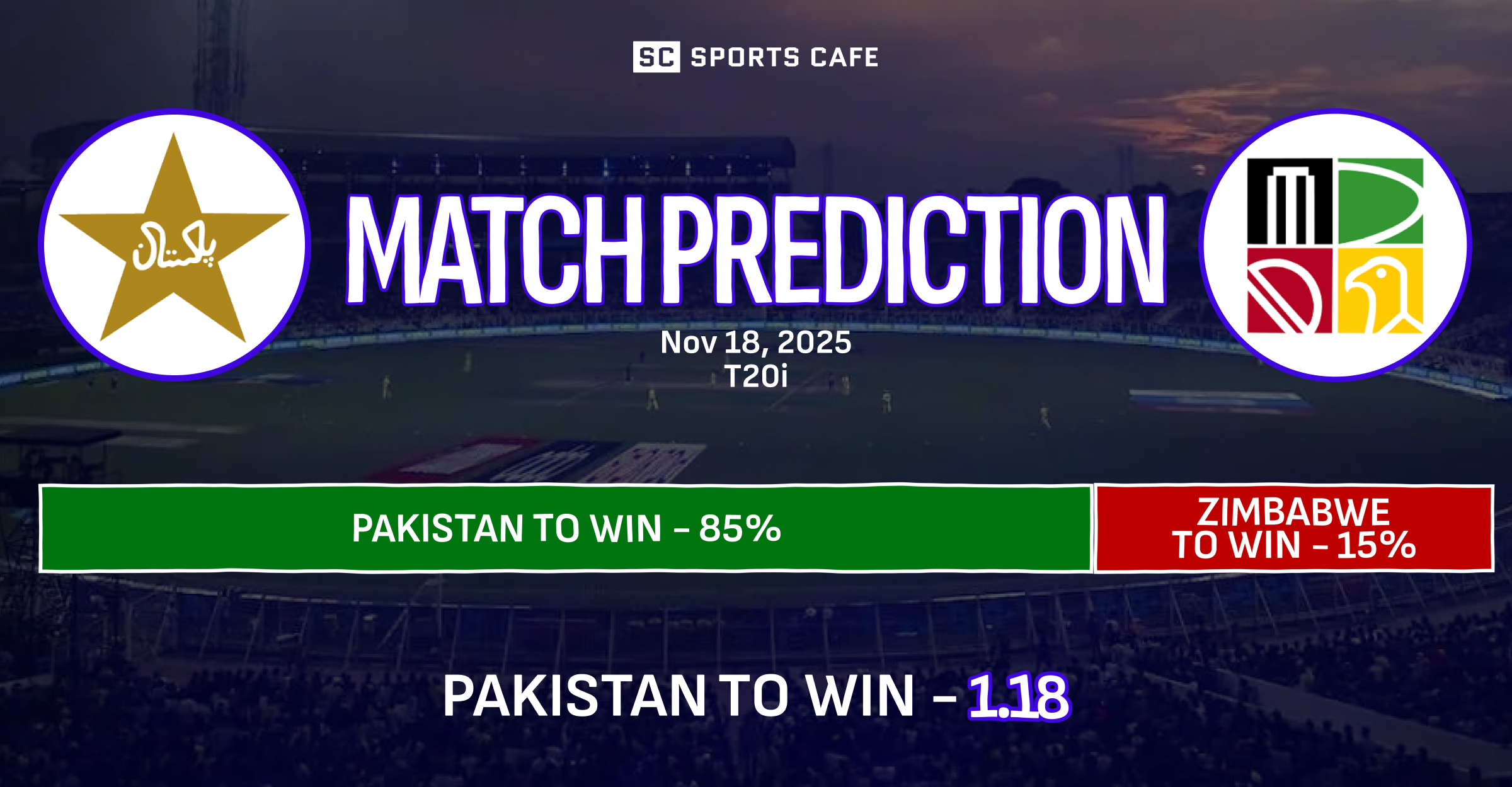 Pakistan vs Zimbabwe